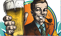 International beer garden logo
