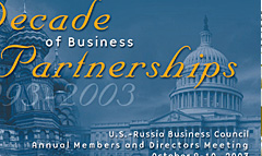 US Russia 10 year anniversary